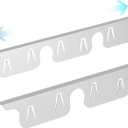 Stainless Steel Stove Gap Covers 25.5~51 Inch Retractable, Range Trim Kit Between Stove Top and Counter Heat Resistant & Easy to Clean Oven Gap Filler by BOGDA Silver (2 Packs)