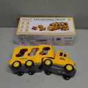 TEMI Construction Truck Boy Toys for 3-5 Year Old Toddlers - Toys for 3 4 5 6 7 Years Old Engineering Transport Vehicle Carrier Truck, Kids Excavator Crane Gifts Toys for Boys and Girls Aged 4-6