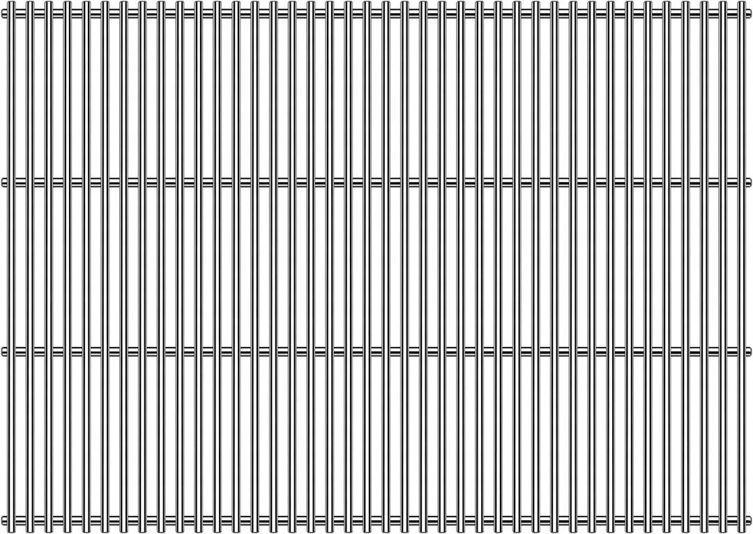 1Pack 28inch Grill Steel Wire Cooking Grid Grates Replacement Parts for Gas Grill Model Brinkmann 810-1750-S and More,Stainless Steel