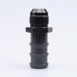 AC PERFORMANCE -10 AN Male Flare to 3/4" Barb Push Hose Barb Fitting Adapter Aluminum Black