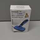 Swihauk Self Cleaning Slicker Brush - Skin Friendly Deshedding Grooming Tool for Dogs & Cats, Suitable for Shedding & Haired Pets, with Pet Supplies Accessories, Blue