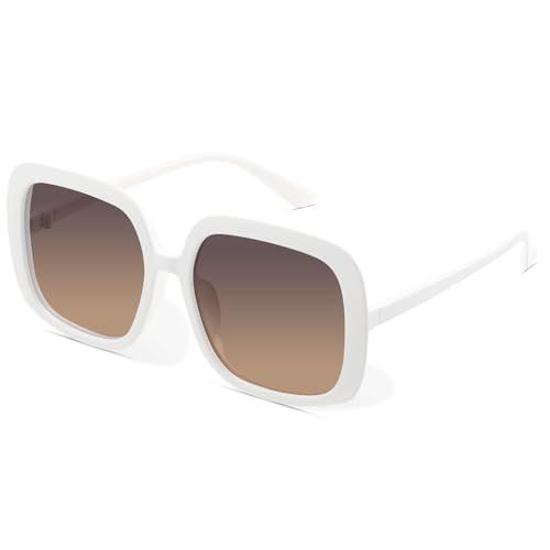 miyya Oversized Polarized Sunglasses Women, Trendy Retro Sun Glasses for Women 2024, Oversized Shades