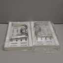 2 Pack Pots and Pans Organizer Under Cabinet, 22" Expandable Food Storage Container Lid Organizers with 9 Adjustable Dividers Pot and Pan Lid Holders Rack Inside Cabinet/Countertop(White)