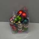 Christmas Tree Ornaments, Green Red White Christmas Ball Ornaments Set of 60 Pack Shatterproof Plastic Xmas Decorations for Home Party Tree