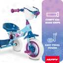 Huffy Disney Frozen 2 Girl's Trike, Ideal for Ages 3+, Anna, Elsa, and Olaf, Storage Bins for Snacks or Toys, Sturdy and Durable, Safe for Toddlers, 10 Inch