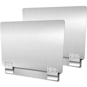 Sunrise Kitchen Supply Universal Stainless Steel Fryer Splash Guard (2)