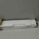 Motorized Blinds No Drill Automatic Roller Shades with Remote Control Smart Electric Window Blinds (White, 35 x 72)