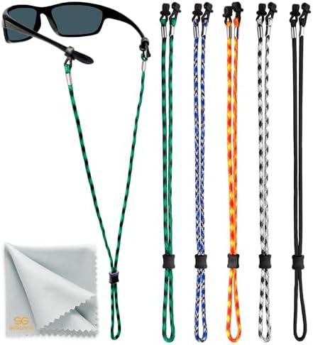SIGONNA Eyeglasses String Holder Strap Cord - Eyeglass Chain for Men Women - Glasses Lanyard Holders Around Neck Sports 3pcs