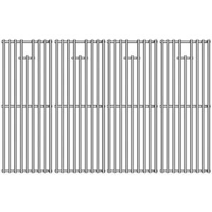 KIKIBRO Stainless Steel Cooking Grill Grates Replacement for 16517 Bull BBQ Angus, Brahma, Lonstar Select, Outlaw Steer Premium, Lonestar Select, 7 Burner Premium, 19.25" x 30", 4 pack