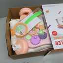 QDRAGON 3 in 1 Baby Walker and Activity Center for Girl, Learning to Walk, Sit to Stand, Early Educational Push Toys with Music Panel for Infant Toddler 12+ Months Pink