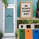 3 x 1040 Pieces 16 Sheets Alphabet and Number Stickers, 1" Self-Adhesive Vinyl Decals for Mailbox, House Number, Address Sign, Classroom, Business Use (1 Inch - Black)