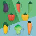 Vegetable Bath Toys for Toddlers,8 Pack Bathtub Toy for Kids,Soft Creative Floating Bath Toys for Baby Boy Girl Gift Idea