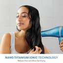 BaBylissPRO Nano Titanium 2000-Watt Blow Dryer with Concentrator Nozzle, Professional Grade Ionic Corded Styling Tool for Hair