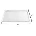 Chef Approved 26" Wide Aluminum Sheet Pan | Full Size Heavy Weight Baking Bun for Restaurant | Closed Bead, 26"W x 18"D x 1.13"H, 16-Gauge (Commercial Oven Use Only, Does Not Fit Residential Oven)