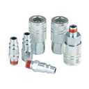 Yolass 3/8” Industrial Air Coupler, 1/4 Inch NPT Threads Size, 3Pcs High Flow Air Coupler and 3Pcs Air Plug, Widely used in Professional Workplace, Home, Auto Repair, Air Compressor, and so on