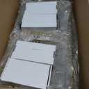 Sifer 11Qt Chafing Dishes for Buffet, No Any Screws, 4 Pack, Black & Gold