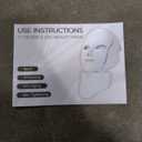  LED Face Mask Light Therapy, 7 Colors for Skin Vitality, Home Beauty Device - Light Therapy for Face