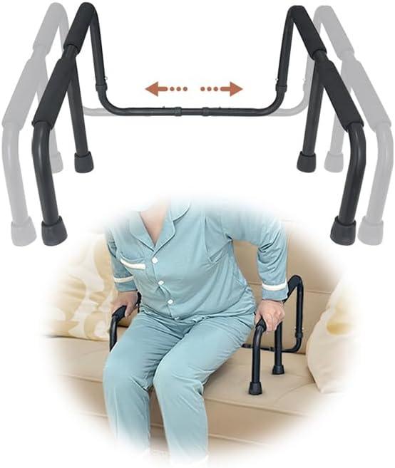 NEPPT Couch Cane Stand Lift Assist for Elderly Standing Aids Supports Assistance Couch Assist Rail Seniors Fall Prevention Devices Grab Bar Portable Chair Cane (Black)