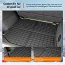 powoq Floor Mats Compatible with 2011-2021 Jeep Grand Cherokee Cargo Mat Floor Liner TPE Trunk Cargo Liner Replacement for 2011-2021 Jeep Grand Cherokee Accessories (Cargo Mat+Floor Mats)