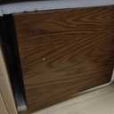 Solid Oak Wood Nightstand, Bedside Table with 2 Drawer, Mid-Century Luxury Night Stand, Modern Sofa Side End Table, Farmhouse Wooden Night Stand for Bedroom, Easy Assembly, Walnut Color