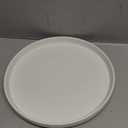 Set of 5 Shine White 8.3 inches (21.2 x 2 cm) Round Plates | Large Setomonohonpo