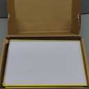 Gold Acrylic Sign Holder 5x7, 16 Pack Wedding Gold Frame Table Number Holders Vertical, Clear Picture Frames Flyer Stands Tables Menu Holder, Double Photo Paper Display Holder for Party, Home, Office