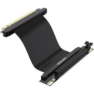PCIE 3.0 X16 Extension Cable, PCI-E 16x Extreme High Speed Riser Cable, Extension Card Adapter Riser Card-Right Angle Connector 20CM