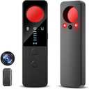 Hidden Camera Detectors - 2025 Upgraded GPS Tracker Detector - Bug Sweeper Detector and Camera Detector - RF Detector Spy Camera Finder for Travel, Hotels, Home, Office and Car - Black