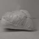 White Queen Size Feather Down Fiber Comforter, Filled with Feather and Down Fiber, All Season Fluffy Ultra Soft 100% Cotton Duvet Insert, Luxury Hotel Bedding Style Comforter,90"x90"