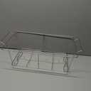 6 Pack - Professional Fixed Chafing Wire Rack: Heavy Duty Plated Steel Chafer Stand for Full Size & Half Size Steam Table Pans, Industry Compatible, Stackable for Catering & Banquets