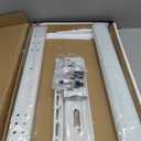 AX WABER Universal Floor TV Stand with Mount 70 Degree Swivel 9 Level Height Adjustable and Space Saving Design for Most 27 to 65 inch LCD, LED OLED TVs, Perfect for Corner & Bedroom White AX1006TW