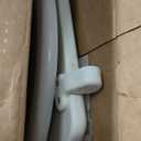 Mayfair Linden Slow Close Toilet Seat, Non Slip Heavy Duty Wood, Easy Install, Round, White