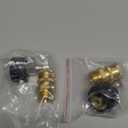 Pressure Washer Adapter Set, 2 Pair M22 (M22-14MM) 1/ 4'' Quick Connect, Pressure Washer Quick Connect, it's fitting 1/ 4inch nozzle or spray gun, Washer Hose, not fit 3/ 8inch, 5000 PSI