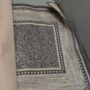 Ottomanson Hallway Runner Rug 2'7" x 9'10" Non Slip Border Area Rugs Easy to Clean Laundry Rug Runner Durable & Pet Friendly Floor Carpet Runners for Hallways Entryway Living Room Kitchen, Light Gray