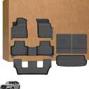 Floor Mats for Audi Q7 2017-2026, with 2nd Row Bench, ONLY 7 Seats
