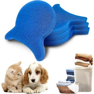 Pet Hair Remover for Laundry, Reusable Dog & Cat Hair Remover Tool, Effectively Removes Pet Hair, Lint and Dander from Bedding and Clothing, Suitable for Washing Machines, Dryers 4PCS