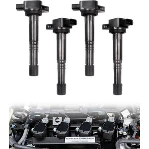 Ignition Coil Compatible with 2006-2011 CSX 2002-2006 RSX 2003-2006 Accord 2002-2011 Civic Si 2002-2009 CRV 2003-2011 Element 2004-2005 S2000 L4 2.0L 2.2L 2.4L. Replacement for UF311 UF583,Set of 4