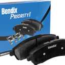 Bendix Priority1 CFC1157 Ceramic Rear Brake Pads for Select Models Hyundai Accent, Elantra, ix35, Tucson, Kia Cadenza, Forte, Forte5, Forte Koup, Rio, Rio5, Sportage