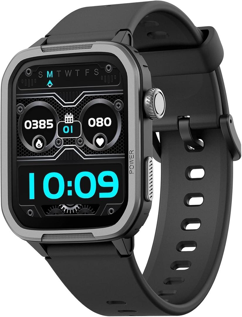 Smart Watch for Kids, Kids Fitness Tracker Smartwatch for Boys Girls Teens Gifts, Sleep Monitor Step Counter Pedometer DIY Watch Face Touch Screen (Black)