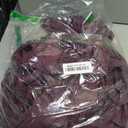 Rnxrbb 4 PCS Nursing Pajamas Gown Set Postpartum Pajama Nightgown Breastfeeding Pj for Hospital Labor Delivery,Deep Purple 2XL