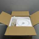 Compact Gold Wall Sconce with Brass Finish - Brass Wall Sconce Featuring Milk Glass Shade and gooseneck Design for Farmhouse Vanity - Mid Century Modern Wall Light Fixture (Bulb Included) (1 Pack, BRS-D6)