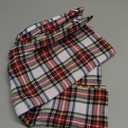 Medium Thick Scottish Checks Fabric  Polyester Cotton for Skirts, Tartan Designer Sewing Fabric (2yards 182cm X145cm, Dmgz-zy11)