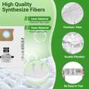 5 Pack Vacuum Bags Replacement for Shop Vac Bags 15-22 Gallon Type G 90663 9066300 Type J 90673 9067300 and VF2008, PETOX High-Efficiency Disposable Vaccum Collection Filter Bags