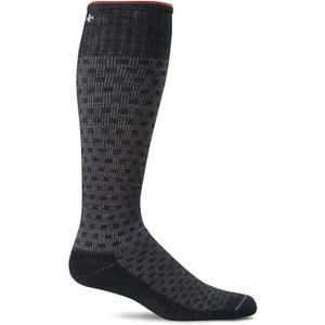 Sockwell Men's Shadow Box Moderate Graduated Compression Sock L/XL