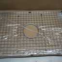 Serene Valley Sink Bottom Grid 29-1/2" X 15-9/16", Centered Drain with Corner Radius 3/8", Sink Protector NDG3016C, Medium