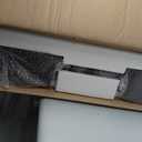 Solo Stove 42 Inch Fire Pit Surround Tabletop - Portable Protective Barrier for Wood Burning Fire Pits for Safety & Extra Space - Powder-Coated Steel and UV-Resistant Outdoor Fabric, Black