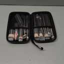 Professional Makeup Brushes BS-MALL with Travel Case, Premium Synthetic Foundation Brushes, Concealer Blush Eyeshadow Brush Kit, Labeled for Beginners & Pro, Ideal for Daily Makeup & Gift