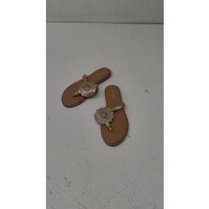 Kenzie Women's Flat Sandals Flip Flop Sandals Comfortable Dressy Thong Sandals Size 7.5