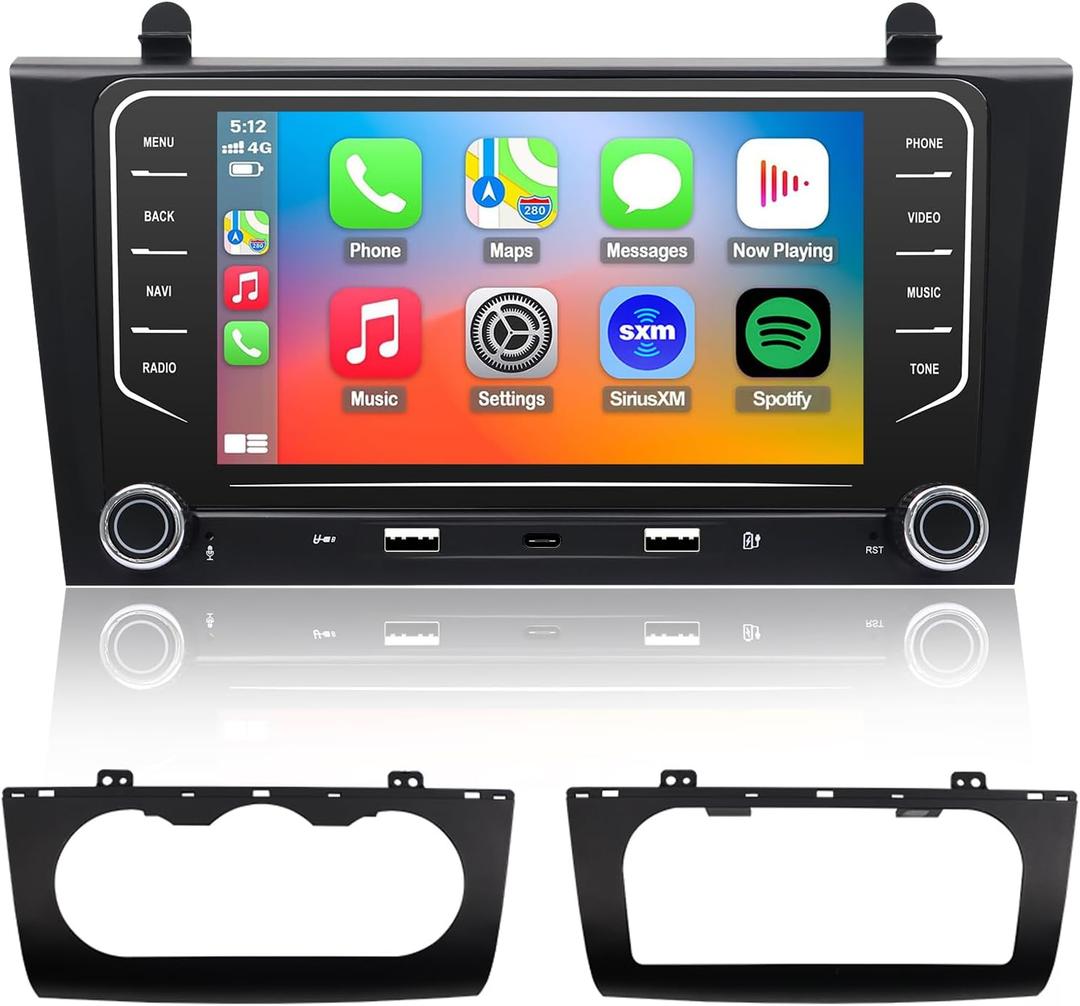 QLED Radio for Nissan Altima 2008 2009 2010 2011 2012 Upgrade,8 Core IPS Touch Screen Stereo Replacement,Wireless carplay Android auto,4G LTE Network,Free Camera
