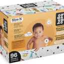 Hello Bello Diapers, Size Newborn (NB, Up to 10 lbs), 96 Count of Premium Disposable Baby Diapers in Umbrella and Koala Kids Designs, Hypoallergenic with Soft, Cloth-Like Feel